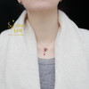 spoiledbrat jewelry红宝石/石榴石爱心项链 商品缩略图3