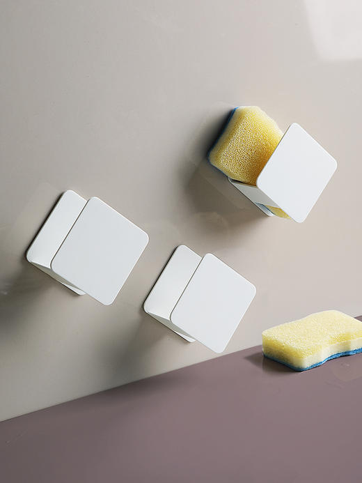 随手贴洗碗槽洗碗擦收纳架  沥水架海绵置物架百洁布3.65 商品图1