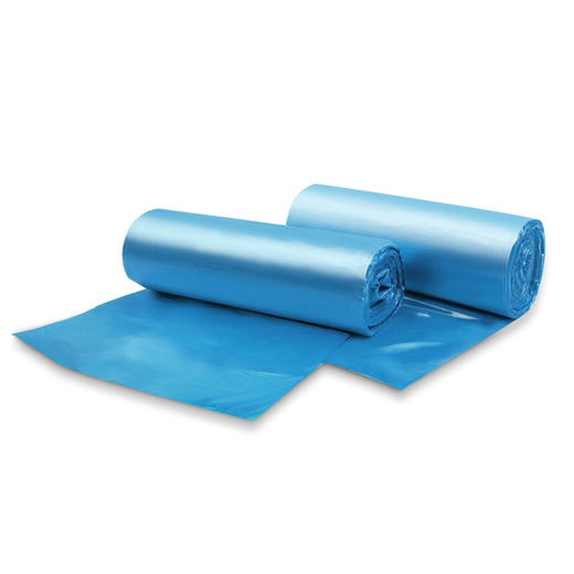 尚岛宜家 点断式垃圾袋 100只装 中号加厚45*50cm*5卷 平口蓝色 大垃圾袋 家用办公分类垃圾桶袋 商品图3