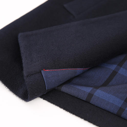 YvesFigarau伊夫·费嘉罗秋冬新款羊绒大衣（82%山羊绒18%桑蚕丝）中长款翻领保暖舒适902502 商品图10