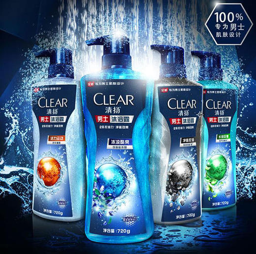 清扬男士平衡控油沐浴露400g/720g 商品图0
