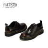 西村名物2021春季新款低帮马丁靴休闲系带小皮鞋女英伦单鞋T21AM11661 商品缩略图4