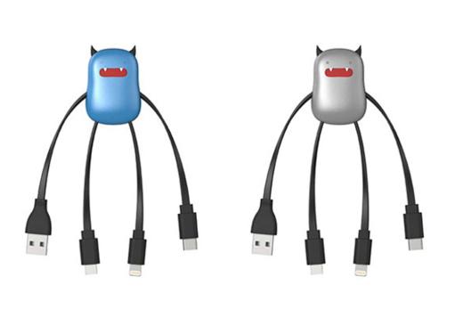 一拖三萌宠充电线 商品图0