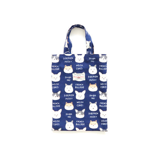 HUJI祤集Ditsy手提袋插画卡通狗狗 商品图0