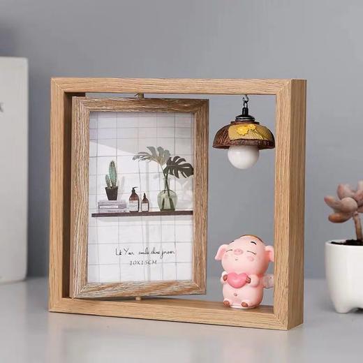 小白智慧打印 6寸小白动物摆台相框（自带彩灯） 商品图4