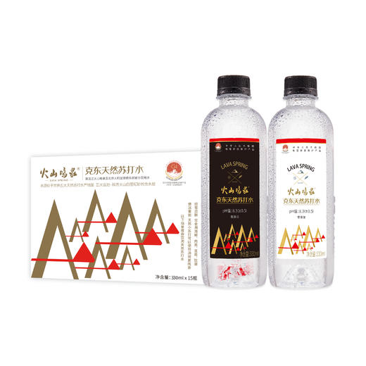 【新人专享】火山鸣泉克东天然苏打水330ml*15瓶/箱 商品图3