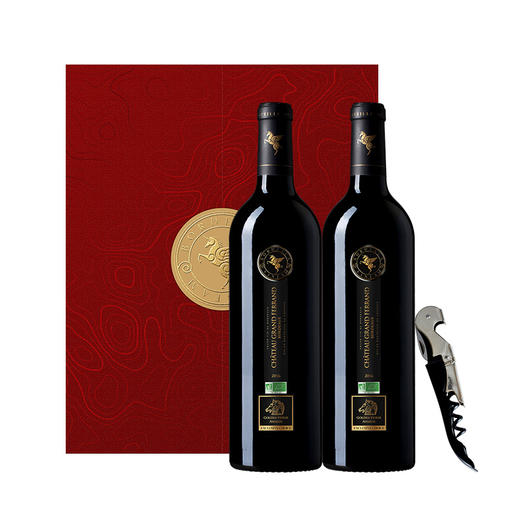 翡马·金马特酿红葡萄酒双支装礼盒  法国翡马 波尔多AOC红酒 商品图0