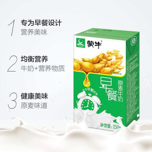 蒙牛早餐奶麦香味利乐包250ml×24盒 商品图1
