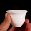 【章椿羊脂玉】【品韵杯2入】羊脂玉白瓷功夫茶具茶杯家用茶杯泡茶陶瓷杯子品茗杯 商品缩略图2