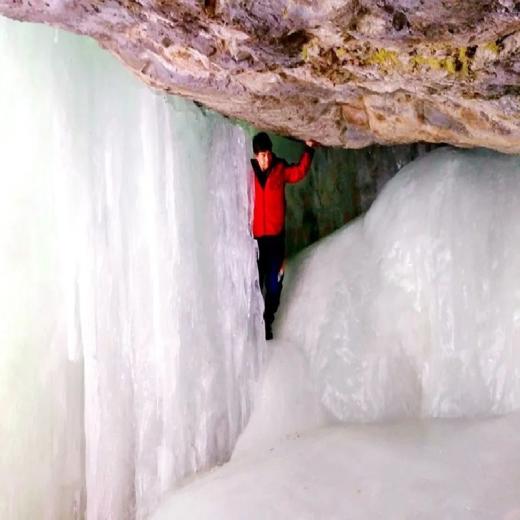 周末1天【鳌鱼沟穿越68元】踏冰而行看野冰瀑の鳌鱼沟-东湖林11公里徒步穿越 商品图5