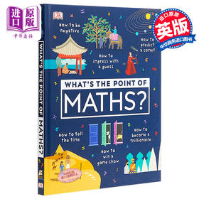 【中商原版】DK：What's the Point of Maths DK关于数学的学问 儿童教材家庭教辅数学学习 英文原版 7-12岁