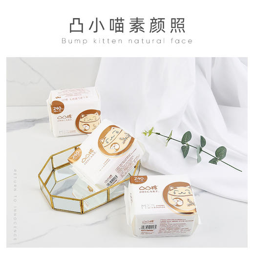 【凸凸棉】绵面干爽透气10片日用卫生巾240mmB3410 商品图1