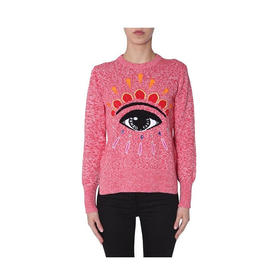 KENZO 高田贤三 春夏 套头 女性 眼睛 开叉 女士针织衫/毛衣 红色 F952 TO593 3XD 33