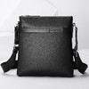 稻草人MEXICAN男士头层牛皮包包 时尚商务男包竖款单肩包男士斜挎包MJX50434M-03930黑色 商品缩略图4