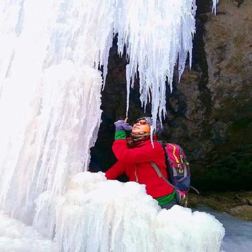 周末1天【鳌鱼沟穿越68元】踏冰而行看野冰瀑の鳌鱼沟-东湖林11公里徒步穿越 商品图6