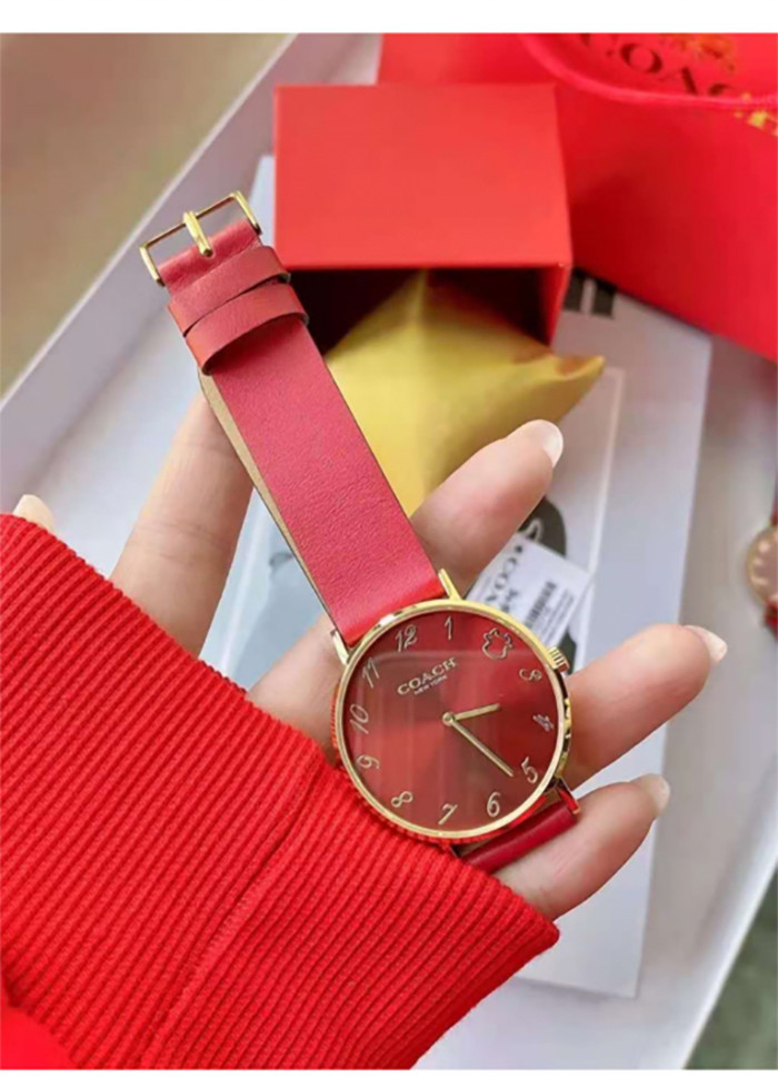 coach新年限定手表coach蔻驰牛年生肖手表本命年定制限量款手表潮女