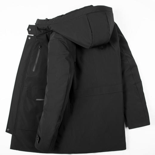 柒牌男装冬季连帽保暖男士外套时尚青年防风纯色百搭羽绒服	121E70010 商品图4