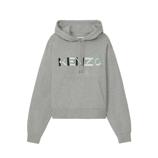 KENZO 高田贤三 新款 男士戴帽卫衣 灰色 FA65 SW304 4MO 94 商品图0