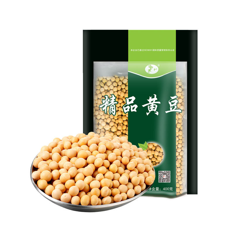 唐山农家自产精品黄豆400克*3袋装