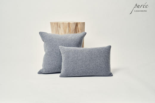 #2022 「LEAN ON IT II PILLOW CASE」100% CASHMERE 粗针华夫格羊绒靠枕套 商品图4