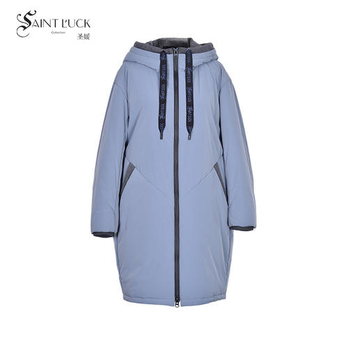 SAINT L’UCK/圣媛女装 个性休闲连帽棉服外套SA419Q30 商品图0