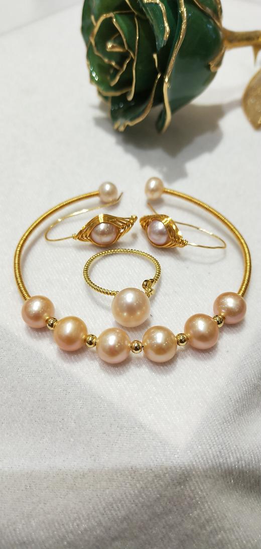 5F  灏润珠宝  14K注金珍珠套装 商品图0