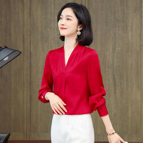上海旗袍厂ASE-3365时尚百塔气质真丝衬衫