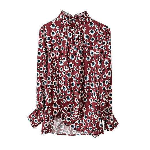 上海旗袍厂ASE-3515 时尚气质真丝衬衫 商品图4