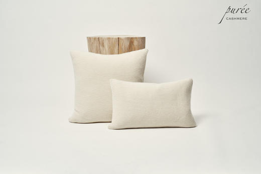 #2022 「LEAN ON IT II PILLOW CASE」100% CASHMERE 粗针华夫格羊绒靠枕套 商品图2