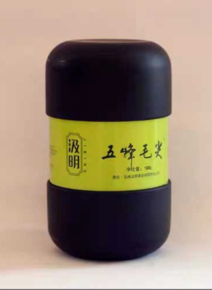 汲明牌五峰毛尖100g罐装