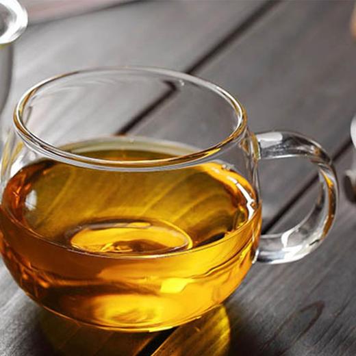 茶水分离大肚玻璃花茶杯 商品图0