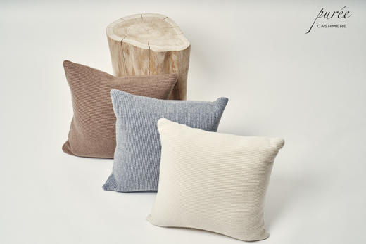 #2022 「LEAN ON IT II PILLOW CASE」100% CASHMERE 粗针华夫格羊绒靠枕套 商品图6