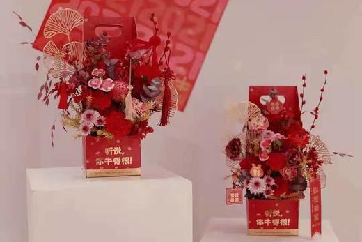 听说你牛的很手提花盒（5个/包）15*15*45cm 商品图0