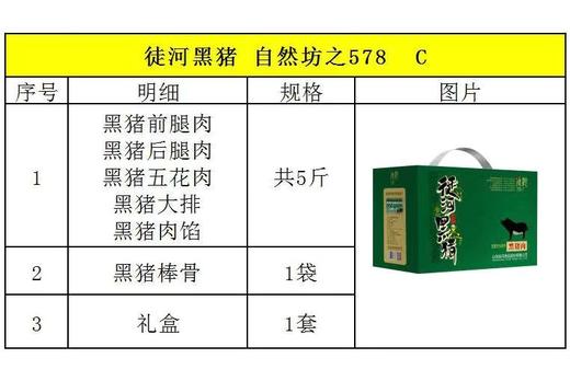 【新春卡券】徒河黑猪 散养土猪肉 新鲜黑猪肉 佳品礼盒黑猪肉送礼 365天自然散养黑猪肉 商品图7