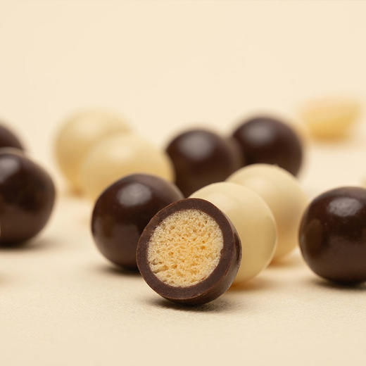 codex/库德士麦丽素芝士黑巧双味巧克力豆520g桶装