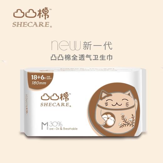 【凸凸棉】系列迷你巾180mm18+6片卫生巾B3824 商品图1