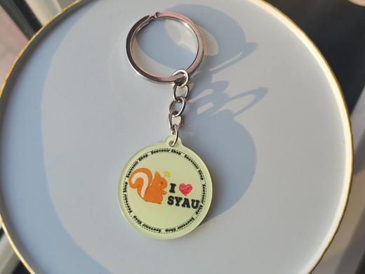 绿色松鼠钥匙扣 商品图0