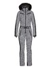 Goldbergh - France, Ladies Knitted Jumpsuit Real Fox Fur - White - 女装 - 连体滑雪服 - 白色/黑色 商品缩略图1