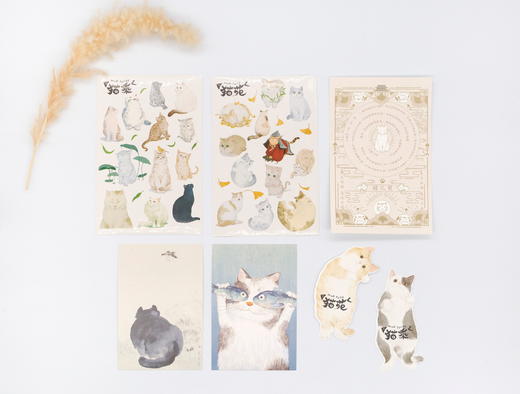 《猫苑猫乘》 | 中国人吸猫宝典 带你看透猫的808个小秘密，赠送精美猫猫形状书签和贴纸 商品图6
