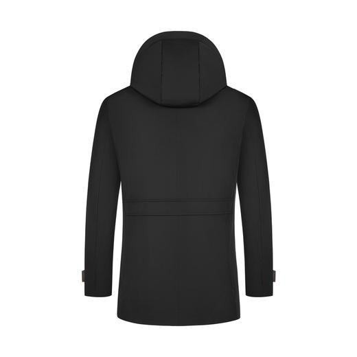 柒牌男装冬季连帽保暖男士外套时尚青年防风纯色百搭羽绒服	121E70010 商品图1