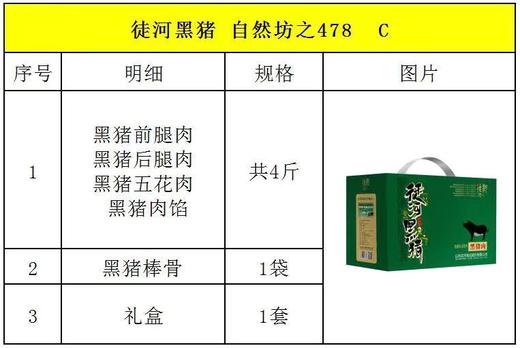 【新春卡券】徒河黑猪 散养土猪肉 新鲜黑猪肉 佳品礼盒黑猪肉送礼 365天自然散养黑猪肉 商品图4