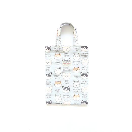 HUJI祤集Ditsy手提袋插画卡通狗狗 商品图1