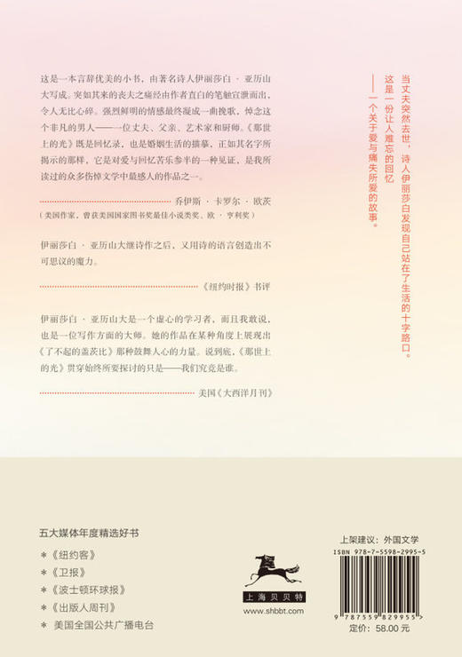 那世上的光  广西师范大学出版社贝贝特出版 商品图2