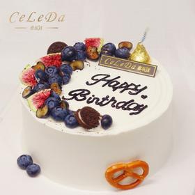 【优品系列】---【实拍图】--【蓝月湾】水果奶油蛋糕