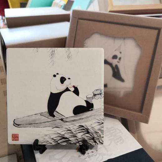 黑白月杯垫 商品图0