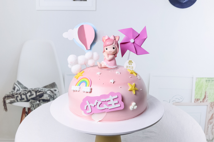 公主宝宝（固定尺寸，7英寸）【夹心：哈密瓜＋芒果＋扁桃仁榛子酱】