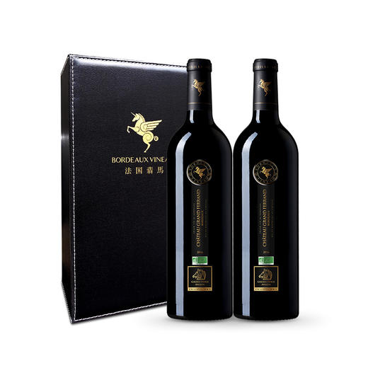 翡马·金马特酿红葡萄酒双支装礼盒  法国翡马 波尔多AOC红酒 商品图1