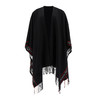 ALEXANDER MCQUEEN 亚历山大 麦昆 带logo 女士披肩围巾 黑色 628293 3777Q 1074 商品缩略图0