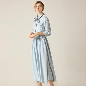 famecoco范可儿衬衫裙气质女神范牛仔裙连衣裙女F203FA056