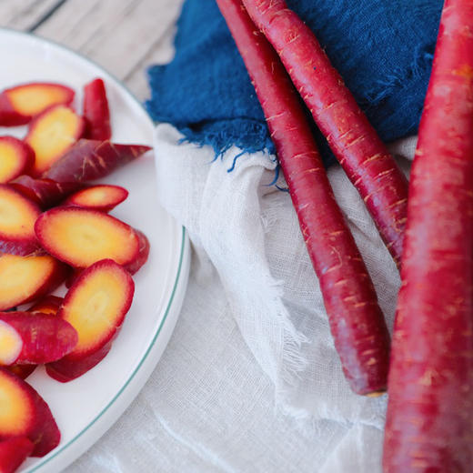 紫玉萝卜1000g精品装（精选中果，20-30根，净重1000g） 商品图3